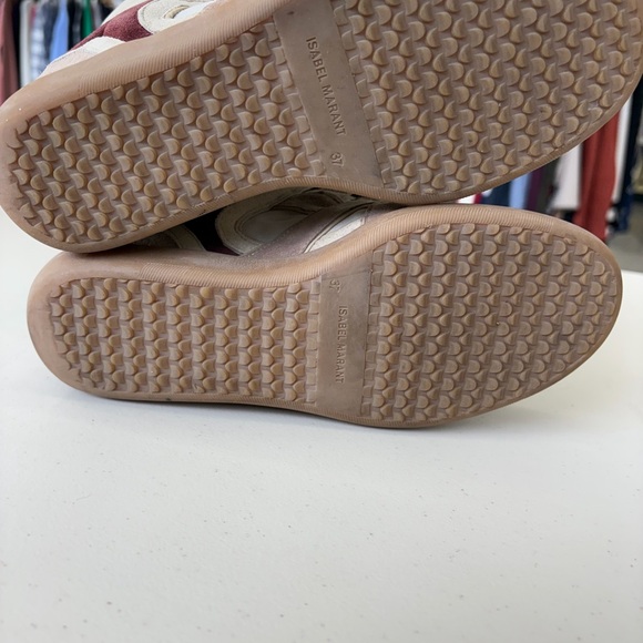 Isabel Marant Women's Sneakers with Red and Purple Accents - Picture 5 of 6